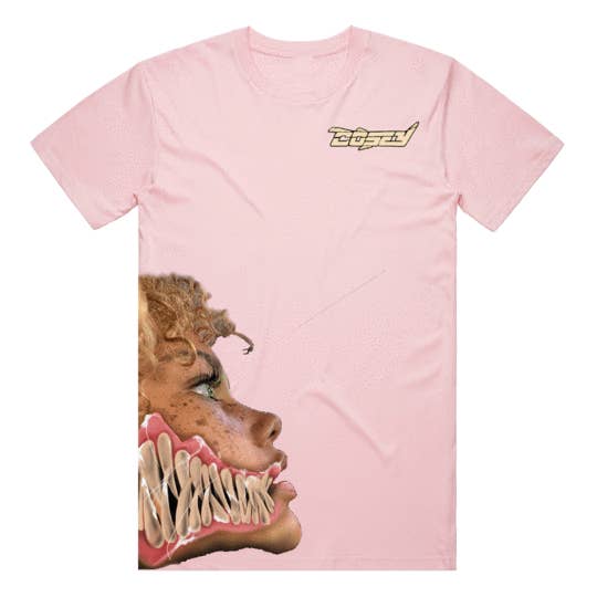 Pink CoseyxLiana Tee for wholesale by Merchathon