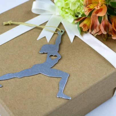 Iron Maid Art - Vendita all'ingrosso Decorazione - Yoga Guerriero Un Metallo Regalo di Natale Regalo Di Natale3