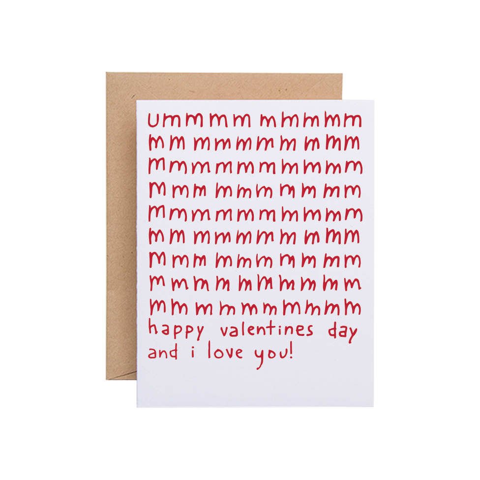 REMOVED BRAND - Wholesale Valentine's Day Card - Ummmm Valentine0