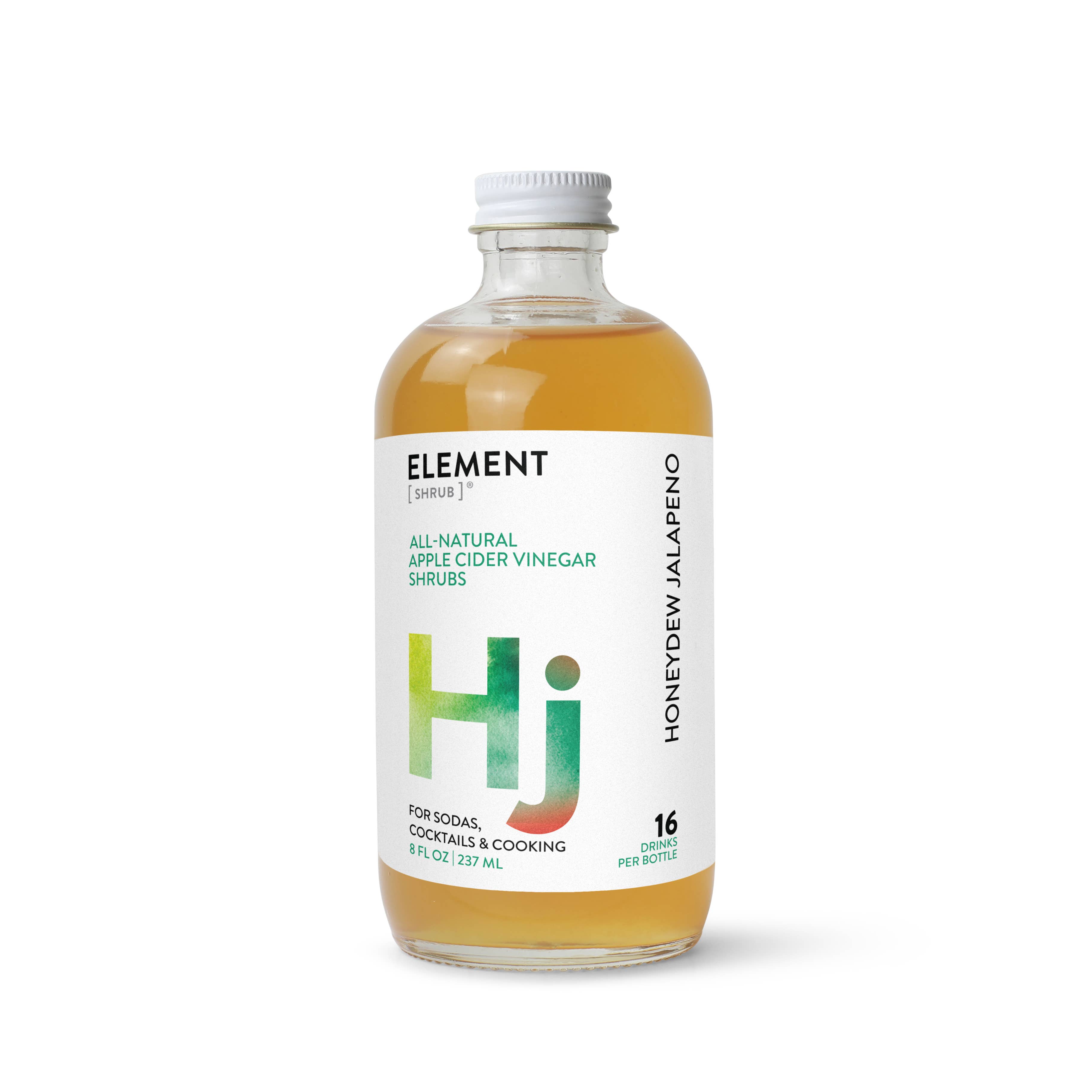 Element Shrub - Wholesale Cocktail Mix/Syrup - Honeydew Jalapeno Shrub 237ml1
