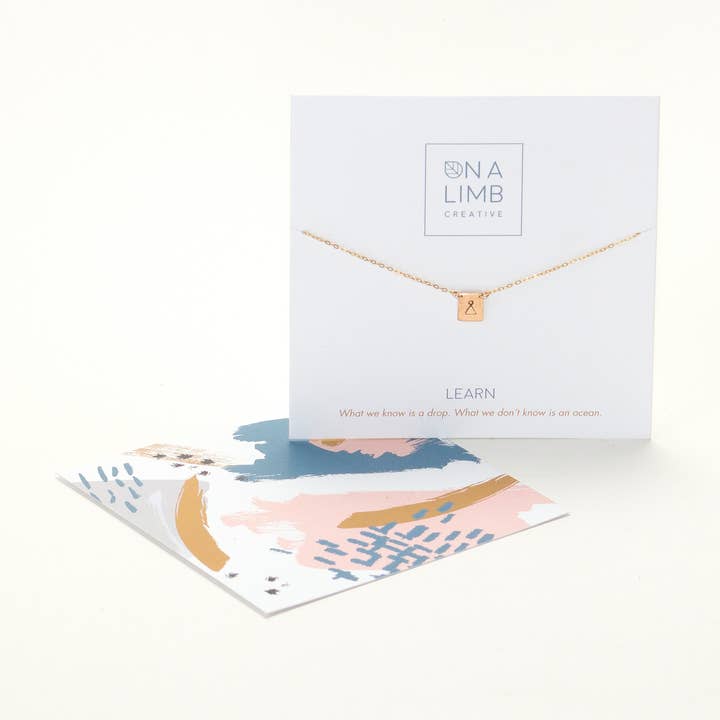 Learn Glyph Necklace for wholesale by On a Limb Creative