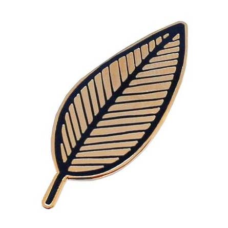 Plant Leaf Enamel Pin for wholesale by Old English Company