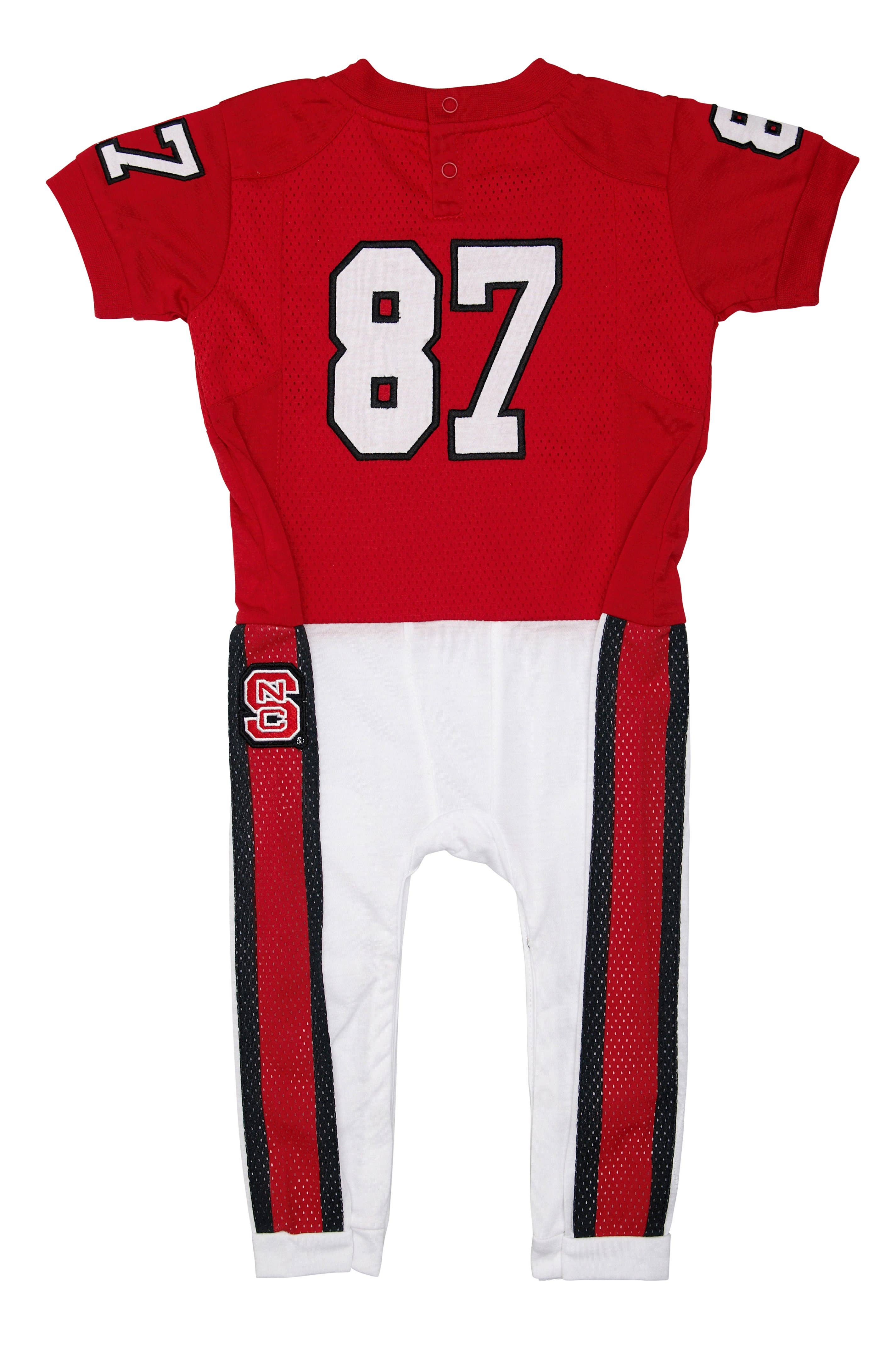 Fast Asleep PJ`s - Wholesale Sleepsuit - Baby - North Carolina State University - Onesie1