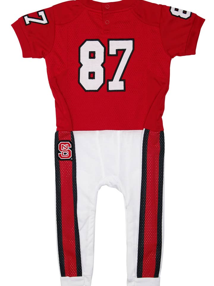 Fast Asleep PJ`s - Wholesale Sleepsuit - Baby - North Carolina State University - Onesie1