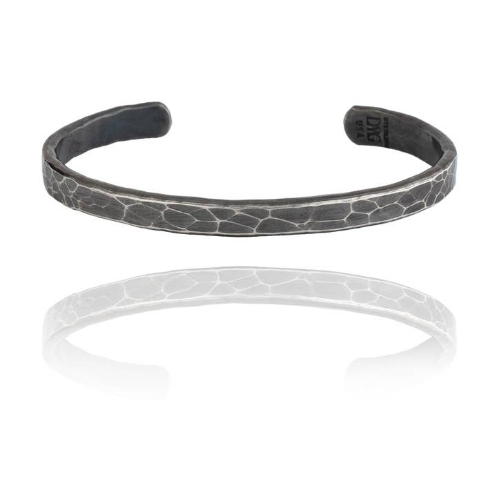 Classic Forged Cuff | Sterling Silver for wholesale by DMG Designs