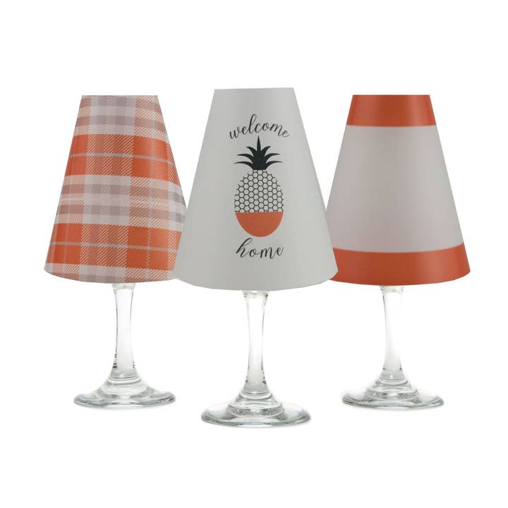 Bem-vindo ao lar Curry Wine Glass Shades por atacado de di Potter