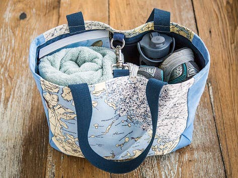 Not for Navigation - Vente Tote bag – femme - Sac fourre-tout nautique côtier – Sac fourre-tout personnalisé avec carte3
