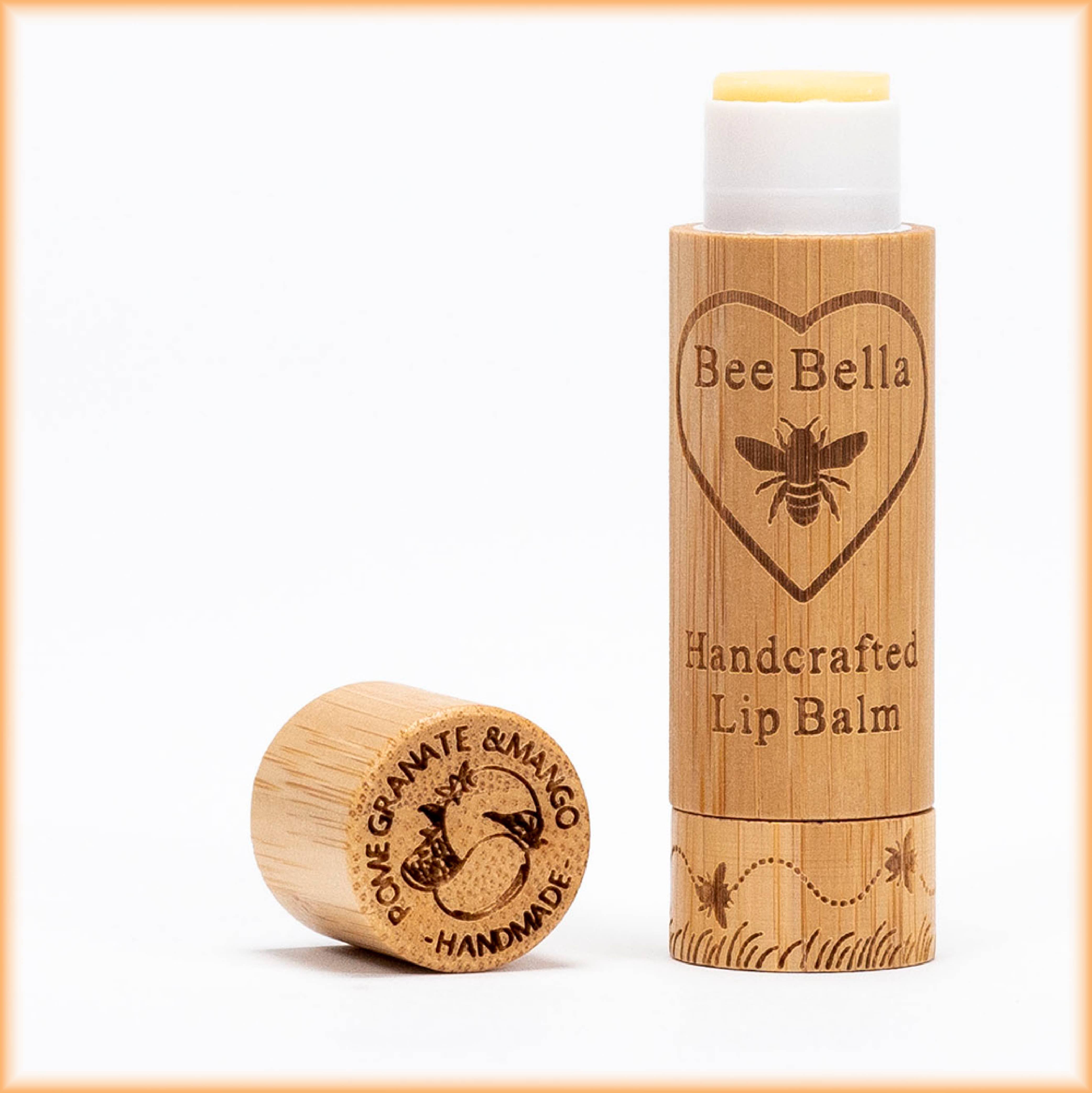 Bee Bella - Wholesale Lip Balm - Pomegranate & Mango Lip Balm3