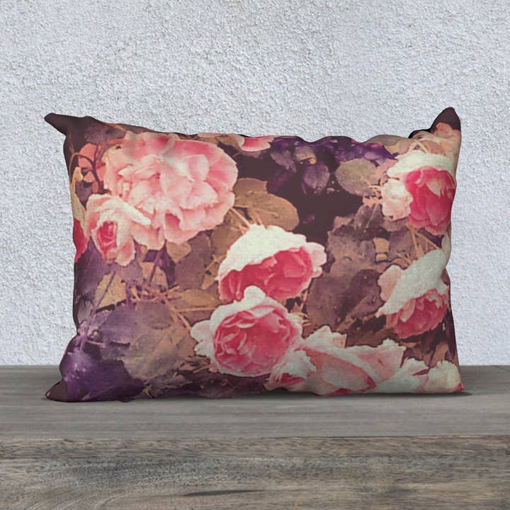Menen Pictures Shop - Wholesale Throw Pillow Cover - "Rosebush" Pillow Case II0