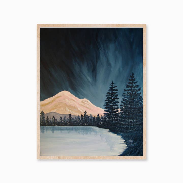 Nordlys Kunst Print 11X14 for engroshandel hos Katelyn Morse Art