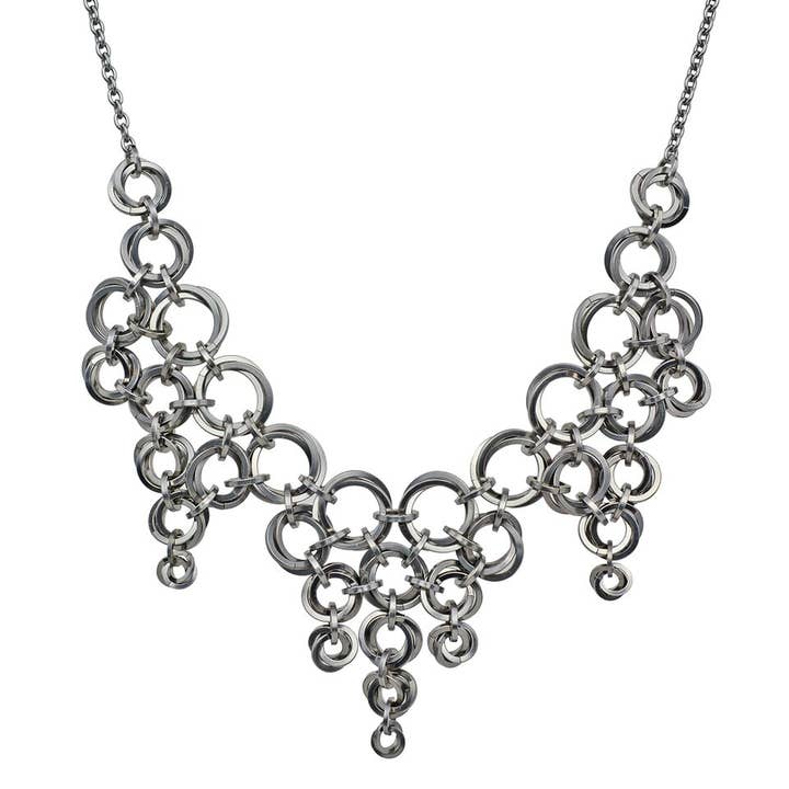 Collier à bretelles Vortex pour la vente par Rebeca Mojica Jewelry