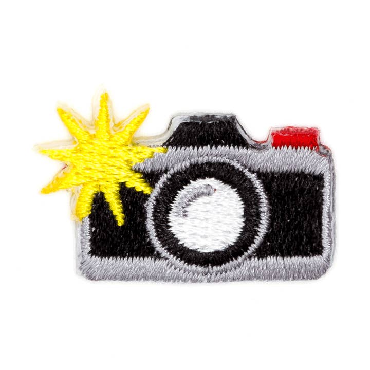 These Are Things - Wholesale Sticker - Camera Flash Embroidered Sticker Patch0