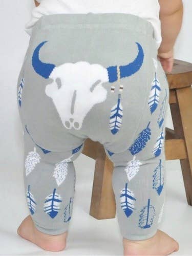 Styre fjer Baby og småbørn vestlige leggings for engroshandel hos Doodle Pants
