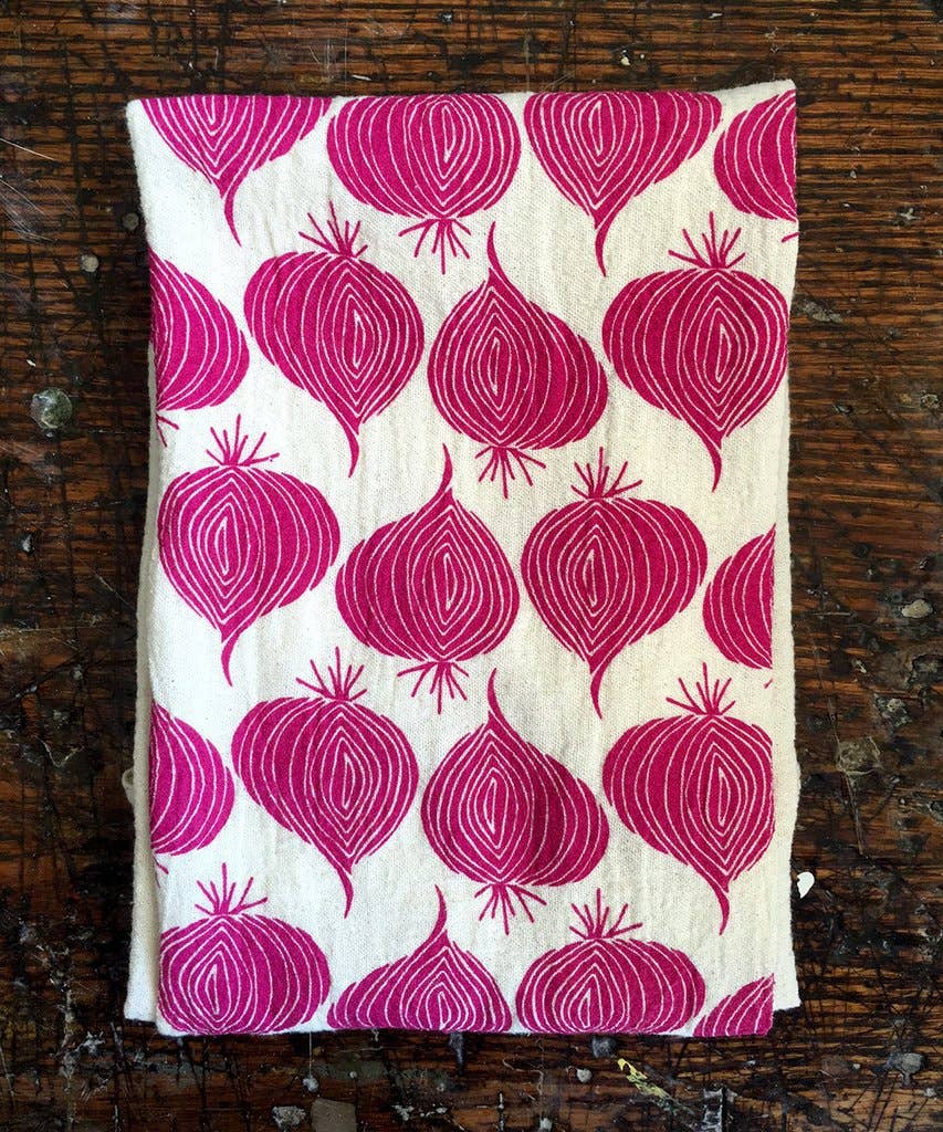 noon designs – Großhandel Geschirrtücher – Geschirrtuch mit roten Zwiebeln3