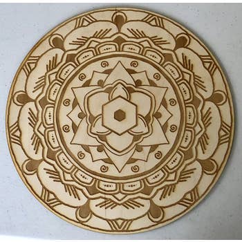 Mandala 5 Crystal Grid for wholesale by Zen and Meow