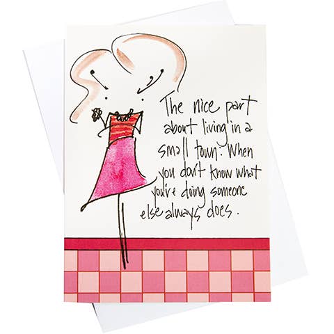 GRUSSKARTE - Small Town für den Großhandel von Mary Phillips Designs
