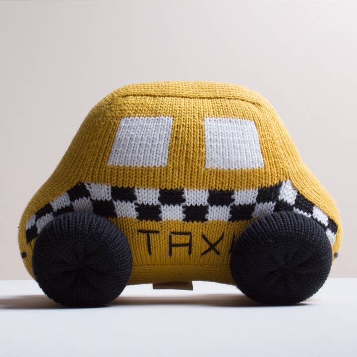 Estella - Wholesale Stuffed/Plush Toy - Kids & Baby - Organic Taxi Stuffed Toy - Medium 0