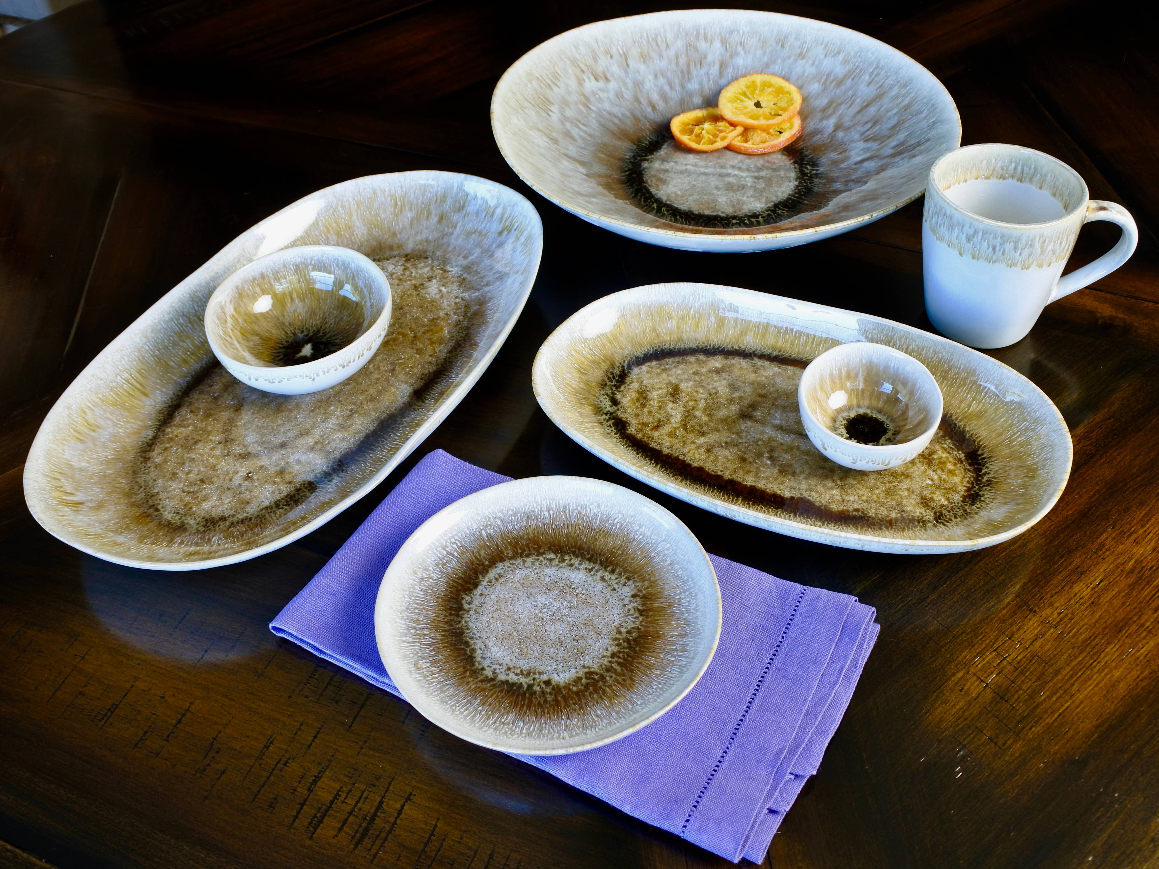 Carmel Ceramica - Vente Vaisselle d'apéritif - Point Lobos Assiette apéritif2