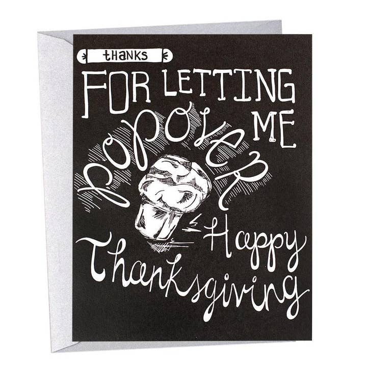 Thanksgiving Popover Card for wholesale by Reyn Paper Co