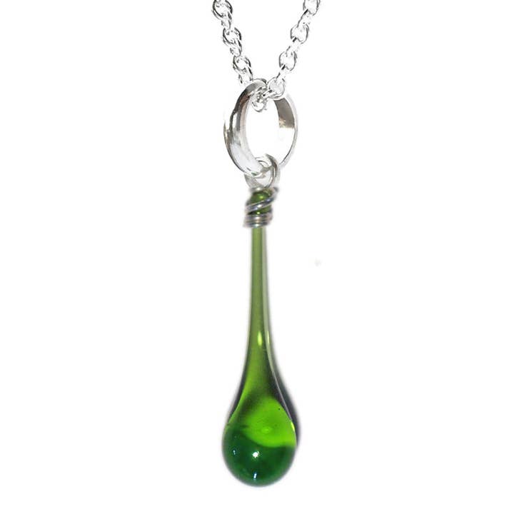 Sundrop Jewelry - Vente Colliers à pendentif - Collier avec pendentif en forme de larme en verre Maressa22