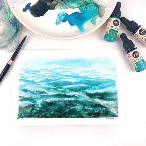 Concentrate watercolor Clarity 1 bottle with dropper 0.5oz for wholesale by Art Philosophy