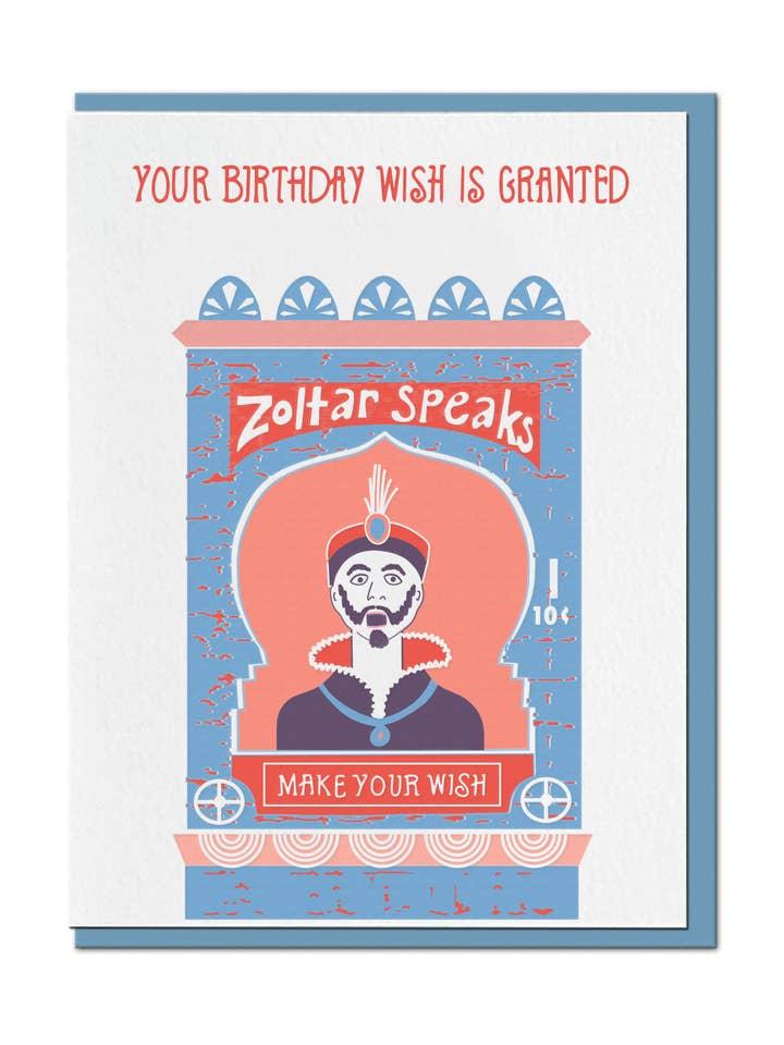 Anniversaire Zoltar pour la vente par Violet Press