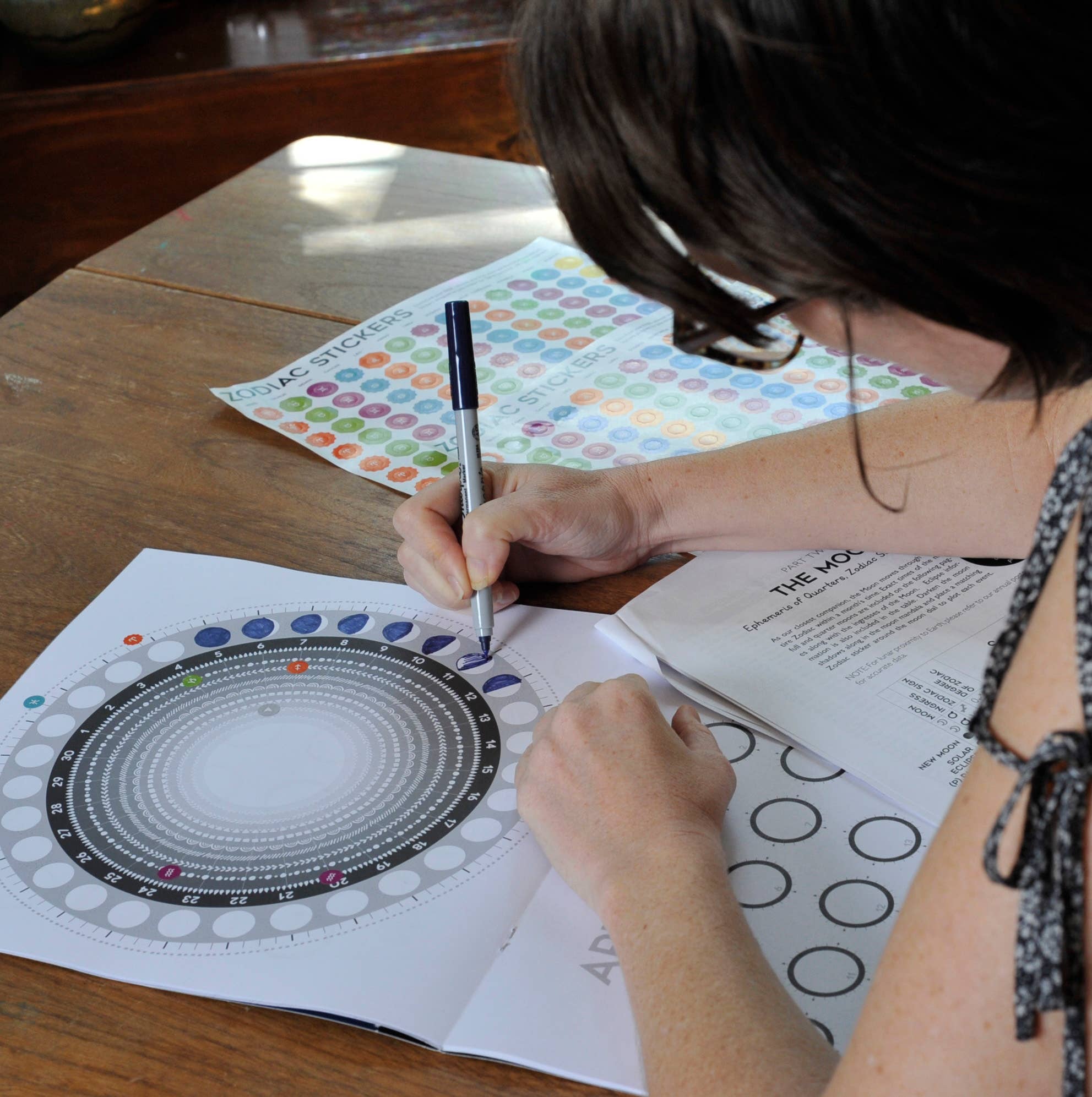 Spiral Spectrum - Wholesale Calendar - Cosmic Clock Undated 12 Month Astrology Calendar2