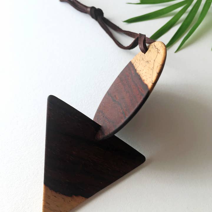Wood Christmas Ornament | Mid Century Decor | Eco Friendly for wholesale by Kohli Kraft