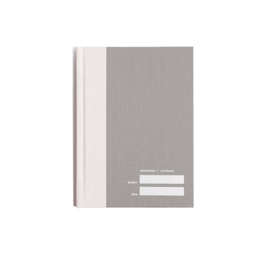 Letterfolk - Wholesale Journal/Diary - Abridged Journal (Grey)
