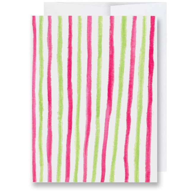 Watercolor Stripes Boxed Set Of 8 for wholesale by Porcupine Hugs