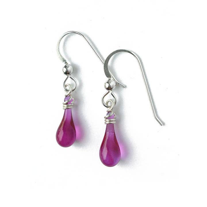 Sundrop Jewelry - Wholesale Dangle Earrings - Demi Glass Teardrop Earrings3