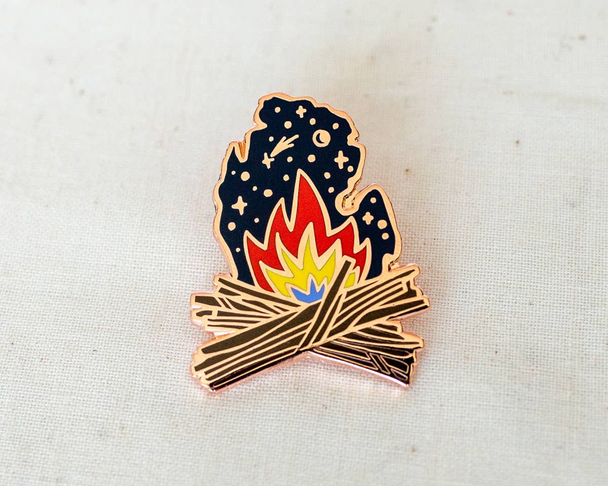 Wildship Studio - Wholesale Lapel Pin/Button - Michigan Enamel Pin4