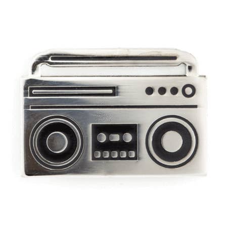 Boombox Enamel Pin for wholesale by These Are Things