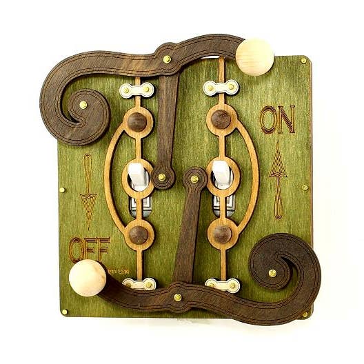 Green Tree Jewelry – wholesale Light switch cover/plate – Double Fulcrum Switch Plate1