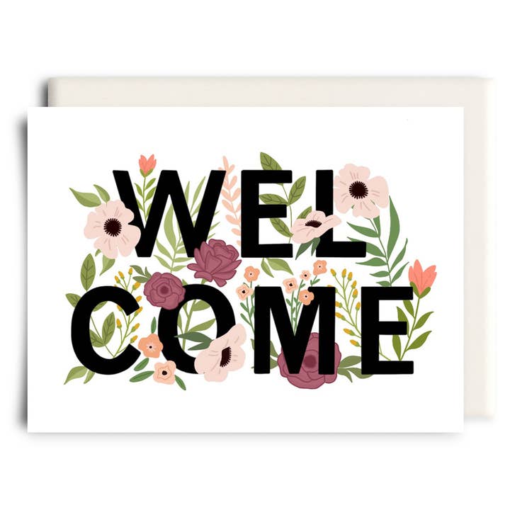 Welcome | Greeting Card for wholesale by Inkwell Cards