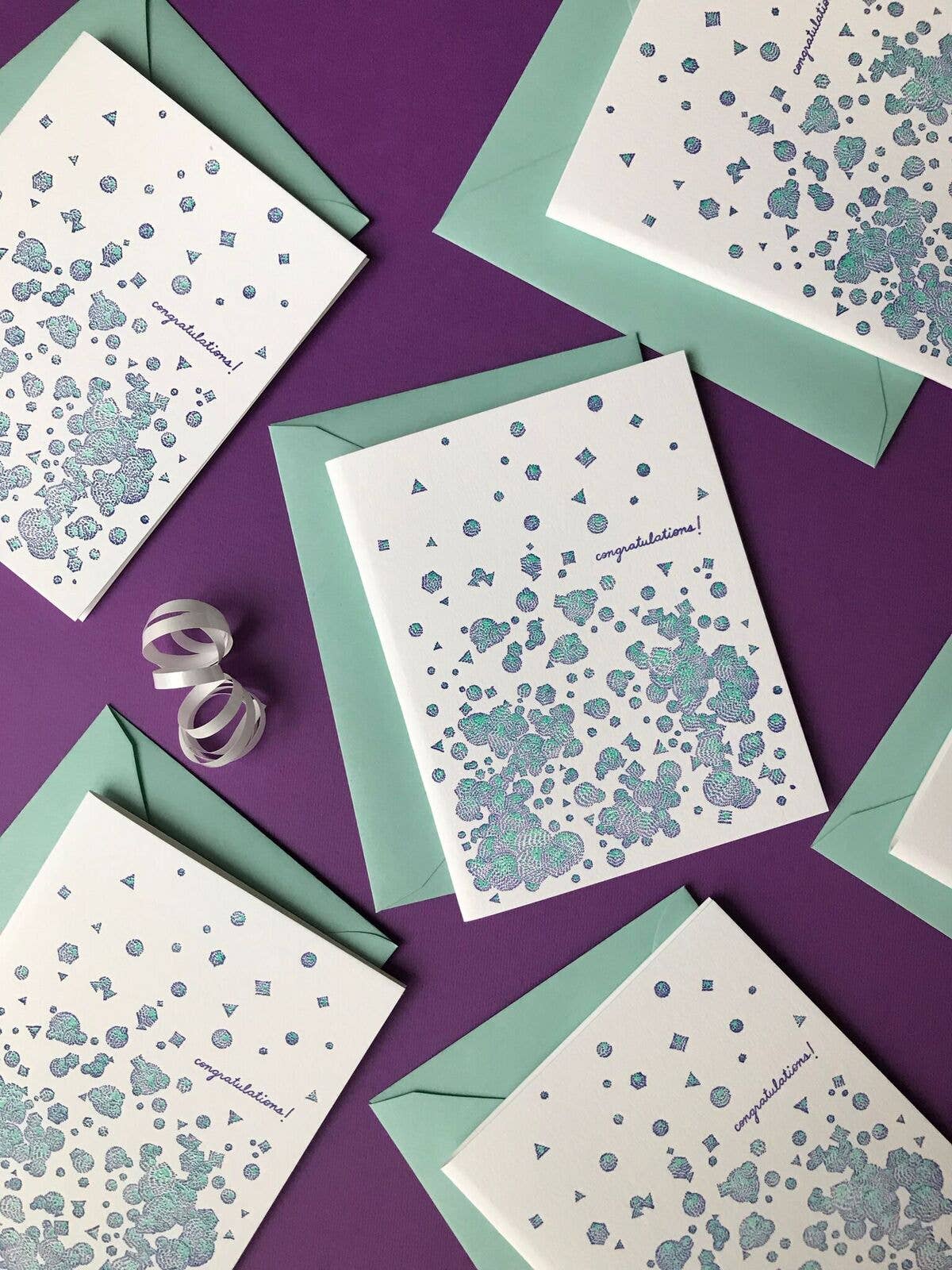 Helen Edna - Wholesale Graduation Card - Congrats Confetti - Graduation Greeting Card1