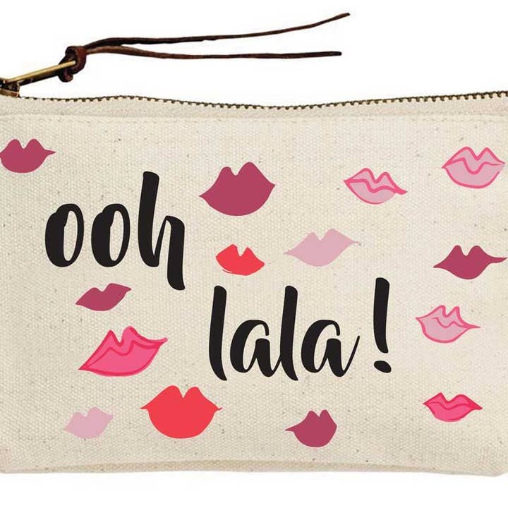Ooh Lala Lips - Funda de lona para venta al por mayor de Potluck Press