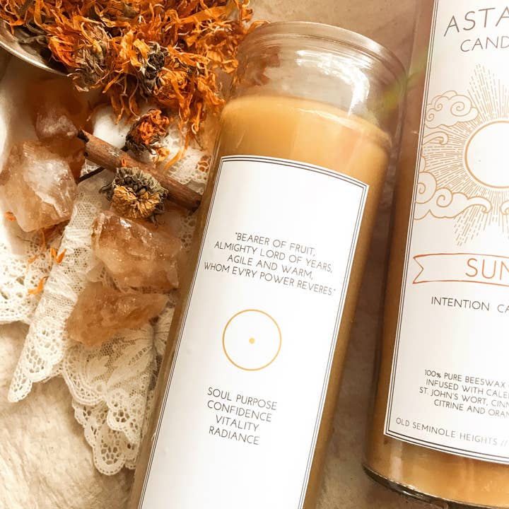 Astatula Candle Co. - Wholesale Votive Candle - Sun Intention Candle | Beeswax2
