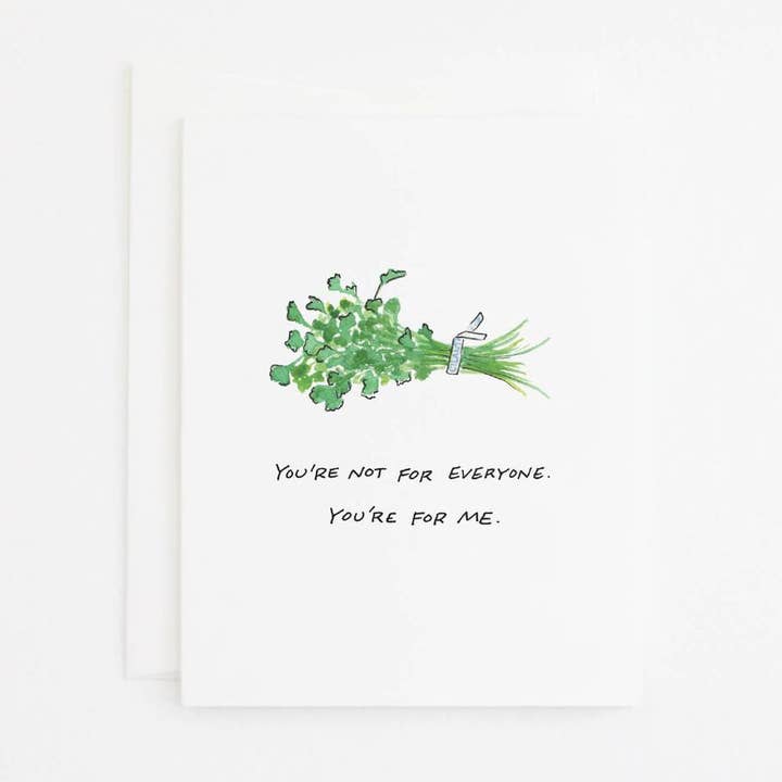 Party Sally - Wholesale Love Card - Cilantro Card0