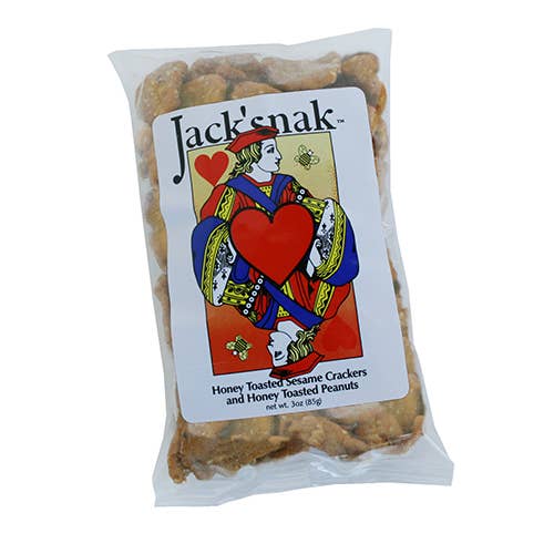 Sunflower Food Company - Wholesale Crackers - Original Jack'snak™, 3oz. Bag (4-6 months shelf life)