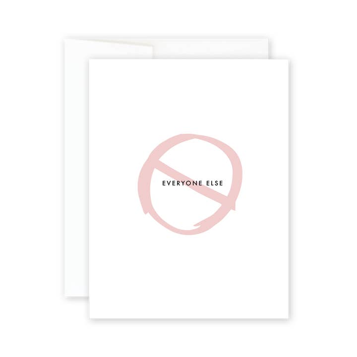 Nobody Else for wholesale by Biba Letterpress