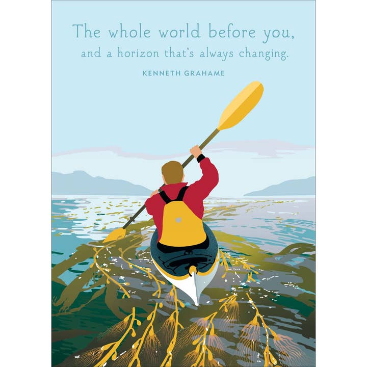 Kayak Birthday Card for wholesale by Studio Eleven Papers