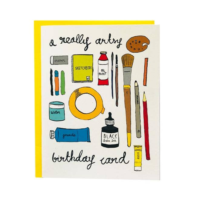 Ett riktigt artsy födelsedagskort för wholesale av I Must Draw