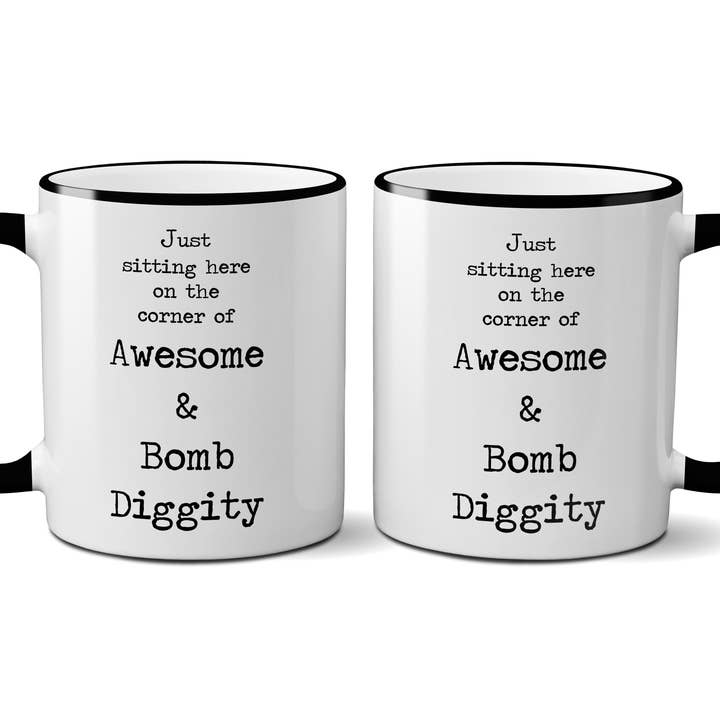 Quippy Brand - Wholesale Coffee Mug - Bomb Diggity Mug with Gift Box0