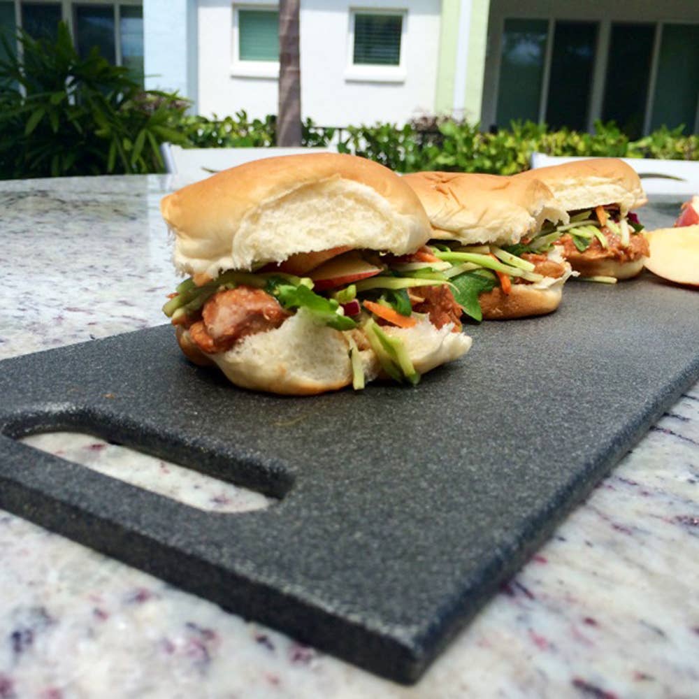 Black EcoSmart Polyglass Cutting Board 12x16 for wholesale on Faire1