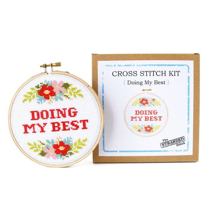 The Stranded Stitch – Großhandel Kreuzstich-/Stickzubehör – Tun My Best Kreuzstich-Set