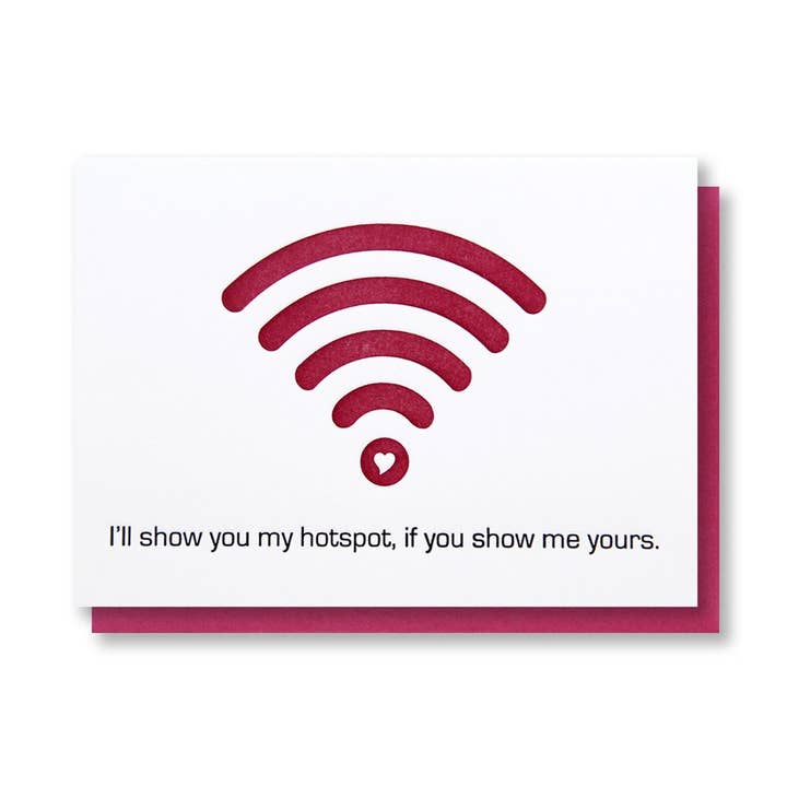 Kiss and Punch - Wholesale Valentine's Day Card - Hotspot Love Letterpress Card | Valentine's Day0