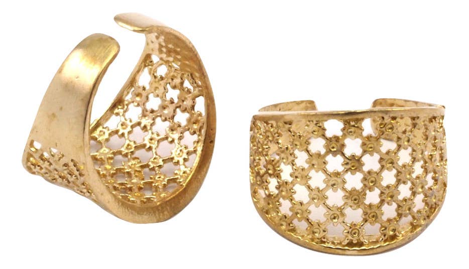 Less is More – Großhandel Cocktail-/Statement-Ring – Mesh-Ring3