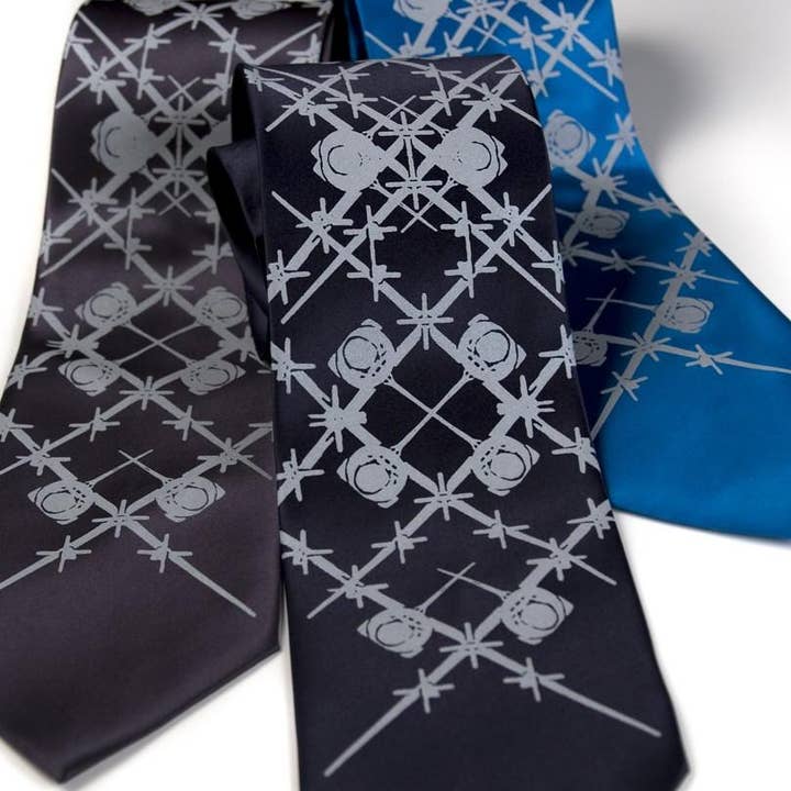 Wingman Microfiber Necktie for wholesale by Cyberoptix Tie Lab