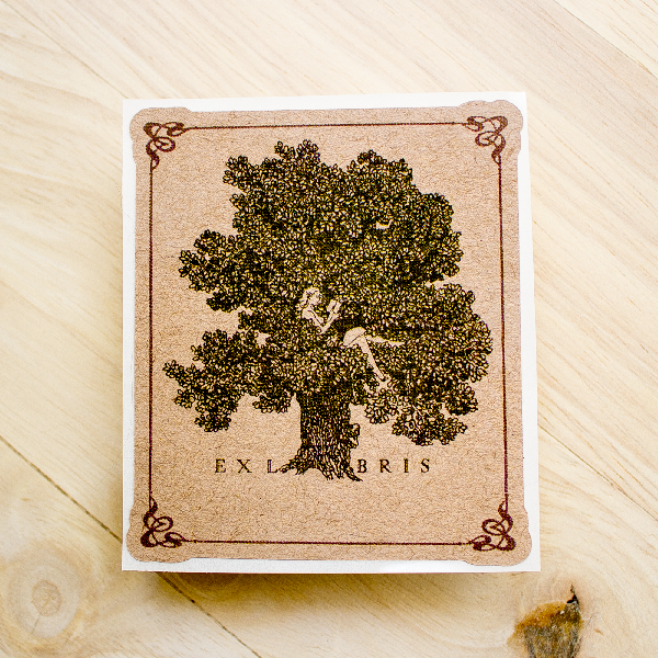 Sunshine and Ravioli - Wholesale Book Plate - Girl In Tree Bookplates1